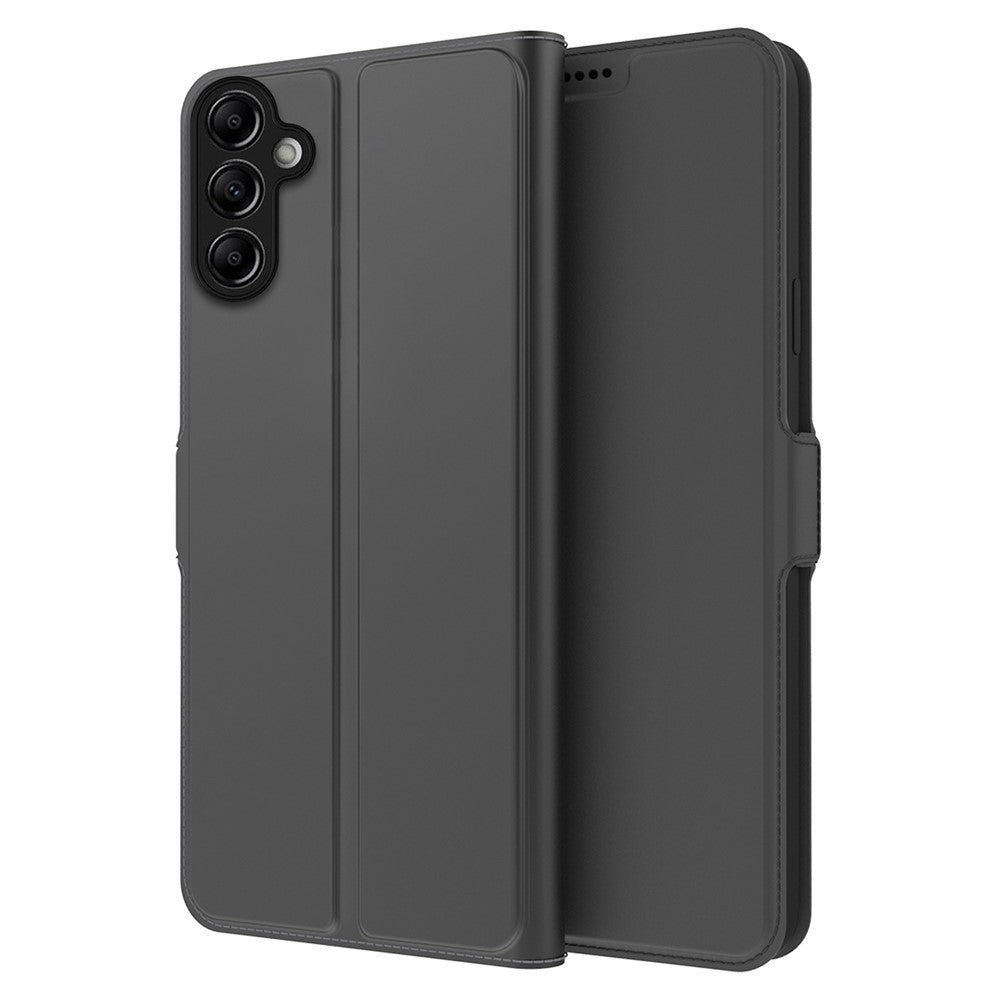 Til Samsung Galaxy A34 5G Kortholder PU-læder Telefoncover Sammenklappeligt Standtelefoncover