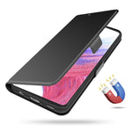 Til Samsung Galaxy A34 5G Kortholder PU-læder Telefoncover Sammenklappeligt Standtelefoncover