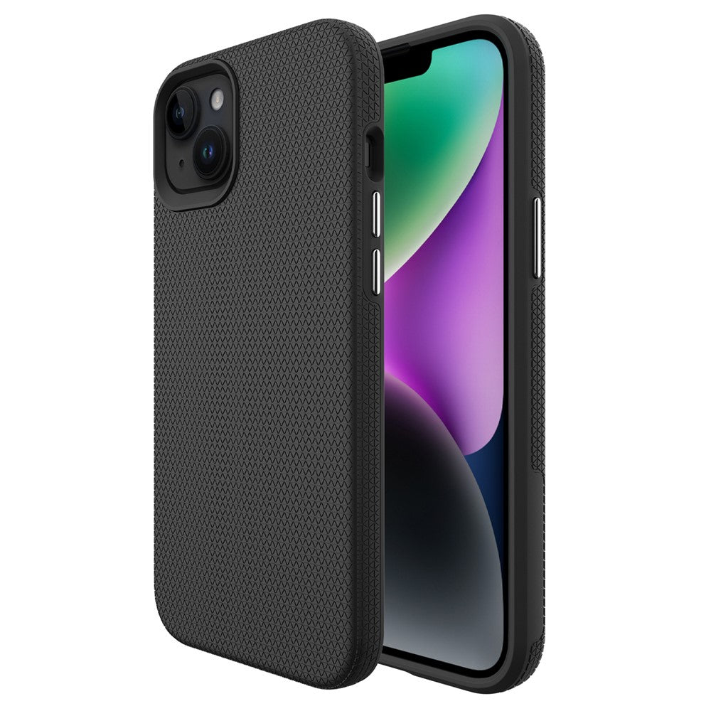 Fallskyddande mobilskal med fyra hörn för iPhone 15, skyddande TPU+PC-fodral
