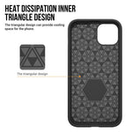 Four Corner Anti-drop Phone Case for iPhone 15 , TPU+PC Protective Phone Cover