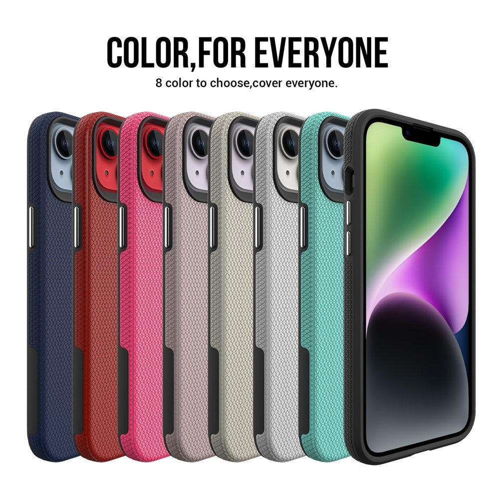 Four Corner Anti-drop Phone Case for iPhone 15 , TPU+PC Protective Phone Cover