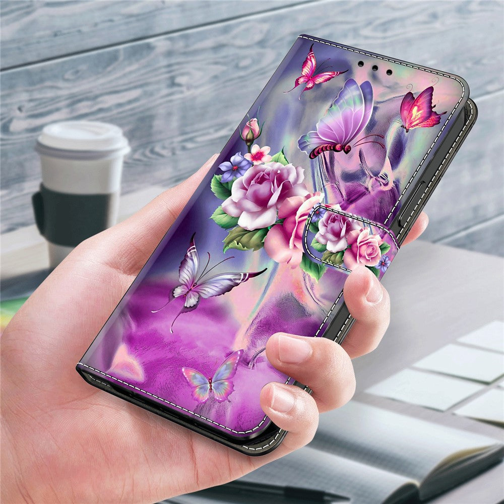 For Xiaomi 13 3D Pattern Printing Wallet Case PU Leather Stand Flip Protective Phone Cover