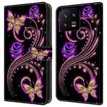 For Xiaomi 13 3D Pattern Printing Wallet Case PU Leather Stand Flip Protective Phone Cover