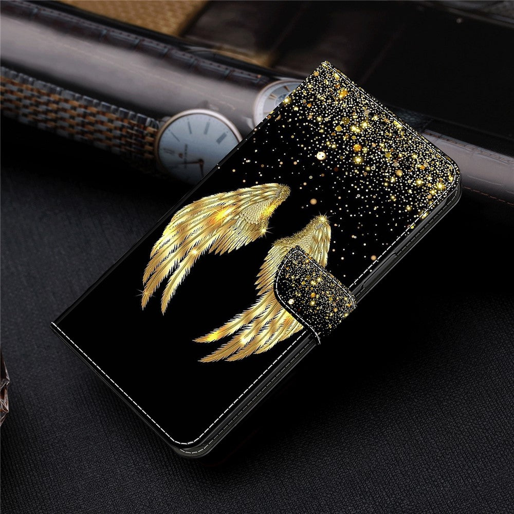 Xiaomi 13 Lite / Civi 2 5G PU-lädermobilskal 3D-mönsterutskrift Stativ Flip-plånboksfodral