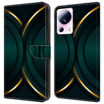 Xiaomi 13 Lite / Civi 2 5G PU-lädermobilskal 3D-mönsterutskrift Stativ Flip-plånboksfodral