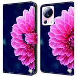 Xiaomi 13 Lite / Civi 2 5G PU-lädermobilskal 3D-mönsterutskrift Stativ Flip-plånboksfodral