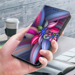 Til Samsung Galaxy A23 5G (Global Version) Flipcover i læder med 3D-mønster, stander og kortholder