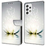 Til Samsung Galaxy A23 5G (Global Version) Flipcover i læder med 3D-mønster, stander og kortholder