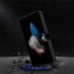 Pung Etui til Samsung Galaxy A52 4G / 5G / A52s 5G, PU Læder Stander 3D Mønsterprint Telefon Cover