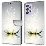 Pung Etui til Samsung Galaxy A52 4G / 5G / A52s 5G, PU Læder Stander 3D Mønsterprint Telefon Cover