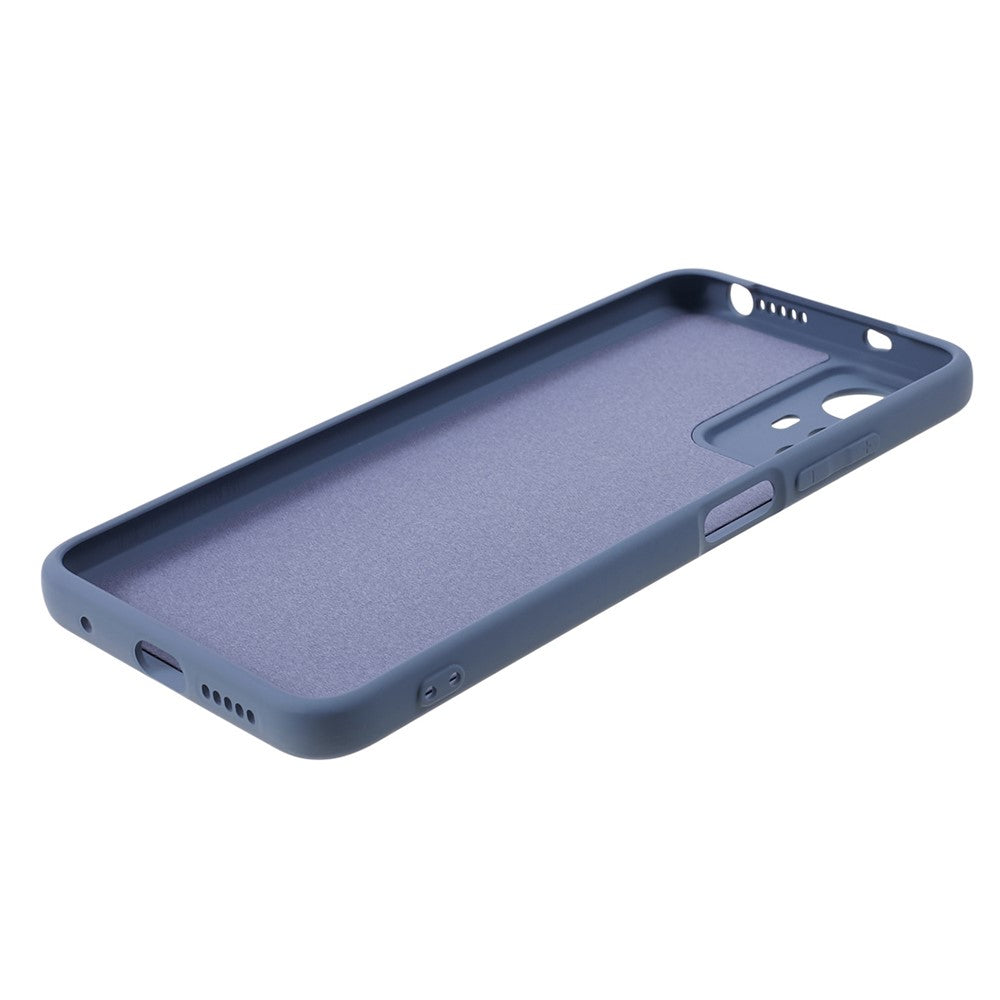 For Xiaomi Redmi Note 12S 4G Candy Color Rubberized TPU Case Anti-Scratch Fiber Lining Phone Cover