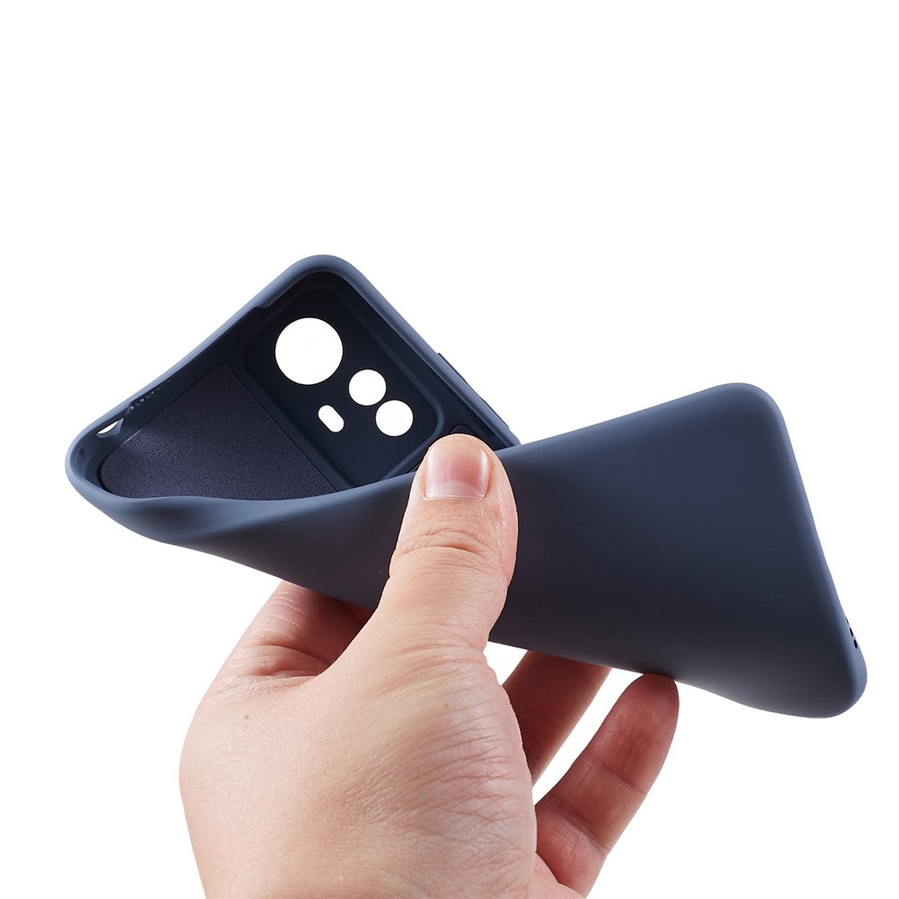 For Xiaomi Redmi Note 12S 4G Candy Color Rubberized TPU Case Anti-Scratch Fiber Lining Phone Cover