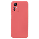 For Xiaomi Redmi Note 12S 4G Candy Color Rubberized TPU Case Anti-Scratch Fiber Lining Phone Cover