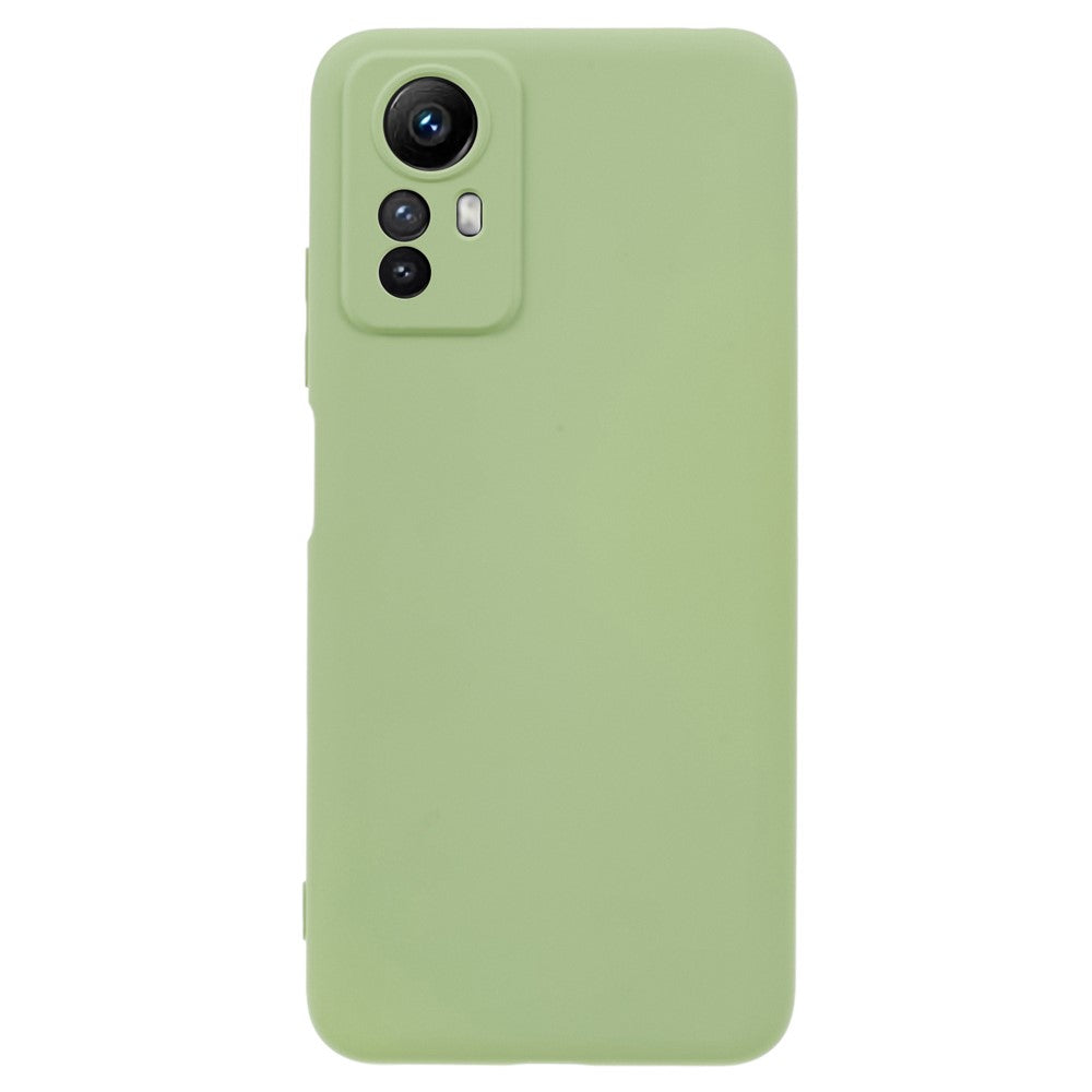 Xiaomi Redmi Note 12S 4G Godisfärgat Gummerat TPU-skal Reptåligt Fiberfoder mobilskydd