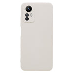Xiaomi Redmi Note 12S 4G Godisfärgat Gummerat TPU-skal Reptåligt Fiberfoder mobilskydd