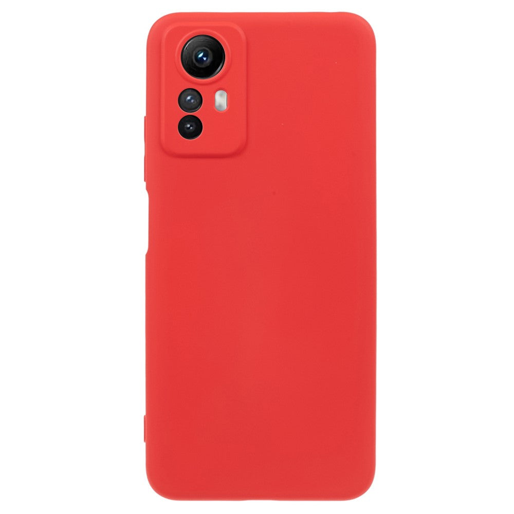 Xiaomi Redmi Note 12S 4G Godisfärgat Gummerat TPU-skal Reptåligt Fiberfoder mobilskydd