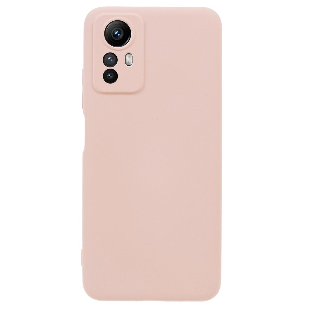 Xiaomi Redmi Note 12S 4G Godisfärgat Gummerat TPU-skal Reptåligt Fiberfoder mobilskydd