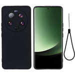 Xiaomi 13 Ultra mobilmobilskal flytande silikonskydd mjukt foderskydd med rem