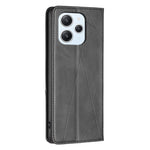 For Xiaomi Redmi 12 4G Card Holder Cell Phone Case Imprinted Line Stand Leather Phone Cover