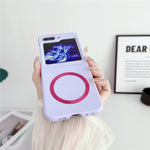 For Samsung Galaxy Z Flip5 5G Magnetic Case Skin-touch Hard PC Phone Cover