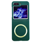 For Samsung Galaxy Z Flip5 5G Magnetic Case Skin-touch Hard PC Phone Cover