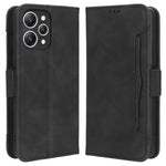 For Xiaomi Redmi 12 4G / 12 5G (Global) / Note 12R 5G / Poco M6 Pro 5G Multiple Card Slots Flip Stand Phone Case PU Leather Wallet Cover