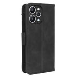 For Xiaomi Redmi 12 4G / 12 5G (Global) / Note 12R 5G / Poco M6 Pro 5G Multiple Card Slots Flip Stand Phone Case PU Leather Wallet Cover