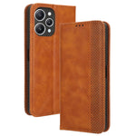 Phone Case for Xiaomi Redmi 12 4G / 12 5G (Global) / Note 12R 5G / Poco M6 Pro 5G Magnetic Closing Retro PU Leather Cover Stand Wallet Shell