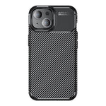 Carbon Fiber Texture TPU Case for iPhone 15, Anti-scratch Protective Phone Cover