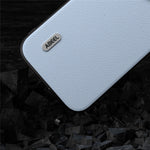 ABEEL For iPhone 15 Pro Max Shockproof Phone Case Genuine Cow Leather+PC+TPU Protective Cover