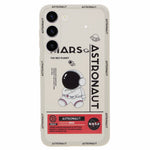 For Samsung Galaxy S23 Cartoon Astronaut Pattern Soft TPU Case Anti-drop Precise Cutout Phone Cover