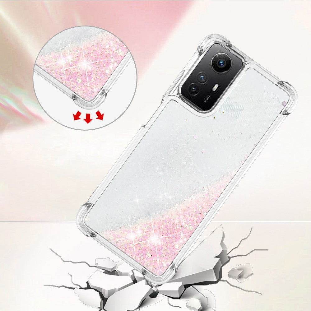 For Xiaomi Redmi Note 12S 4G / Note 11S 4G / Note 11 4G (Qualcomm) TPU Case Glitter Quicksand Shockproof Phone Back Cover