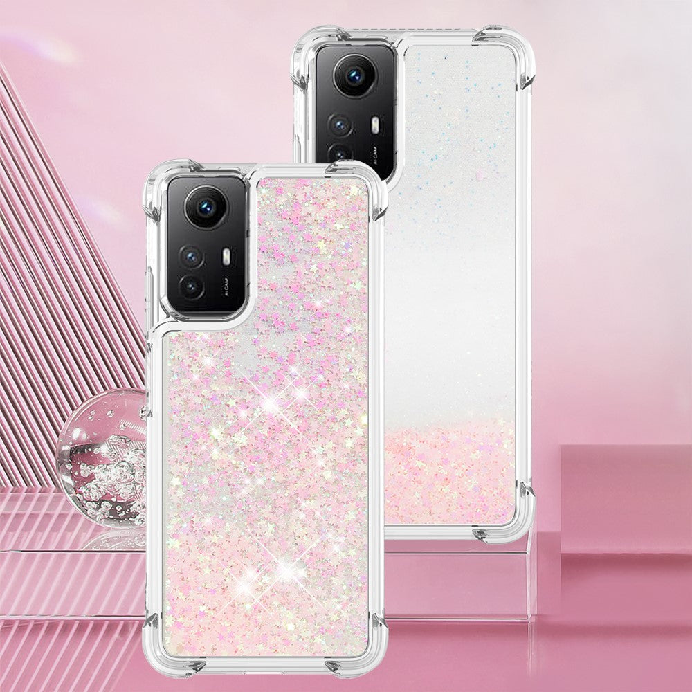 For Xiaomi Redmi Note 12S 4G / Note 11S 4G / Note 11 4G (Qualcomm) TPU Case Glitter Quicksand Shockproof Phone Back Cover