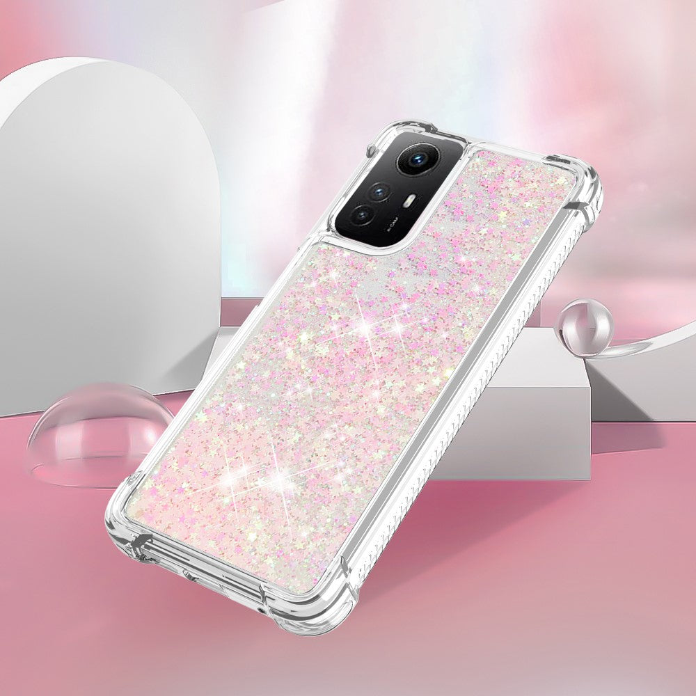 For Xiaomi Redmi Note 12S 4G / Note 11S 4G / Note 11 4G (Qualcomm) TPU Case Glitter Quicksand Shockproof Phone Back Cover