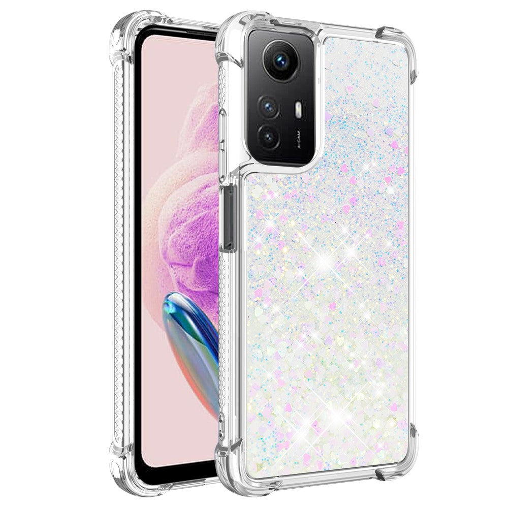 For Xiaomi Redmi Note 12S 4G / Note 11S 4G / Note 11 4G (Qualcomm) TPU Case Glitter Quicksand Shockproof Phone Back Cover