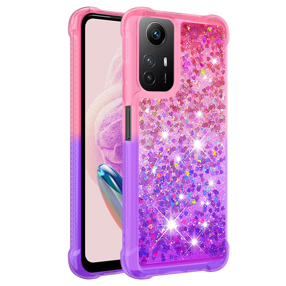 For Xiaomi Redmi Note 12S 4G / Note 11 4G (Qualcomm) / Note 11S 4G TPU Case Gradient Quicksand Phone Back Cover