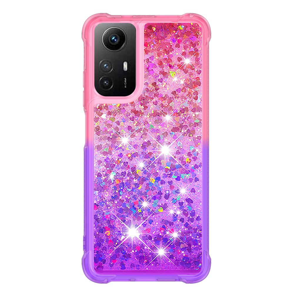 For Xiaomi Redmi Note 12S 4G / Note 11 4G (Qualcomm) / Note 11S 4G TPU Case Gradient Quicksand Phone Back Cover