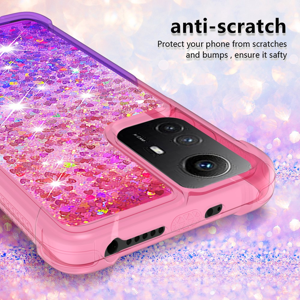 For Xiaomi Redmi Note 12S 4G / Note 11 4G (Qualcomm) / Note 11S 4G TPU Case Gradient Quicksand Phone Back Cover