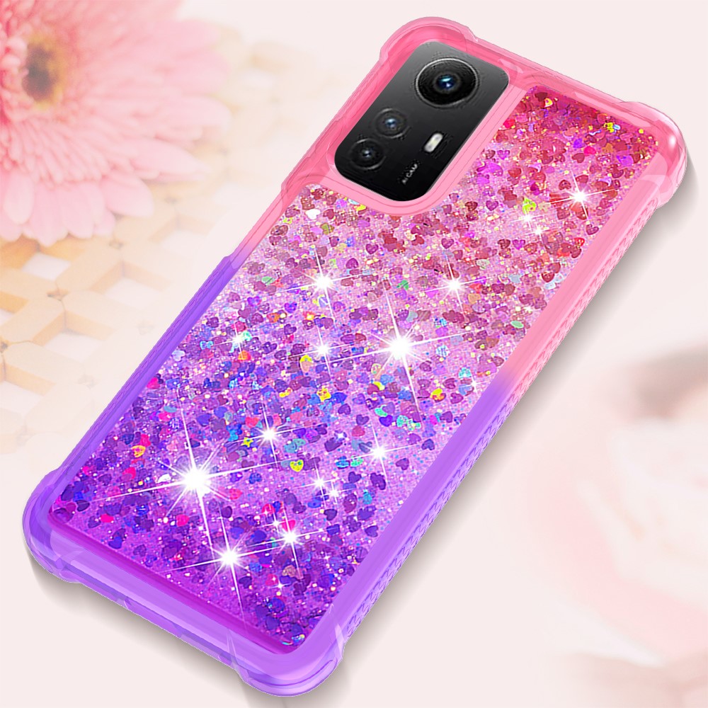 For Xiaomi Redmi Note 12S 4G / Note 11 4G (Qualcomm) / Note 11S 4G TPU Case Gradient Quicksand Phone Back Cover