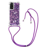 For Xiaomi Redmi Note 12S 4G / Redmi Note 11S 4G / Note 11 4G (Qualcomm) TPU Case Quicksand Design Phone Cover with Lanyard