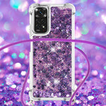 For Xiaomi Redmi Note 12S 4G / Redmi Note 11S 4G / Note 11 4G (Qualcomm) TPU Case Quicksand Design Phone Cover with Lanyard