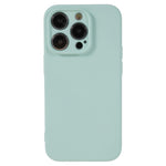 Candy Color Shell for iPhone 15 Pro Max Soft TPU Phone Case Fiber Lining Rubberized Phone Cover