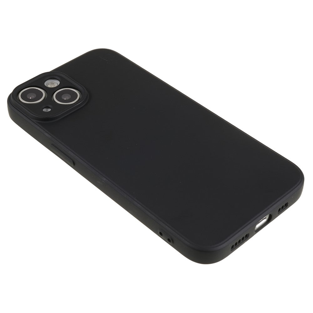 Fiberforing til iPhone 15 Candy Color Anti-Drop TPU-telefoncover Gummibelagt telefoncover