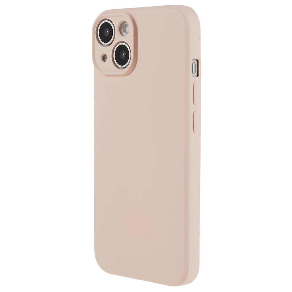 Fiberforing til iPhone 15 Candy Color Anti-Drop TPU-telefoncover Gummibelagt telefoncover