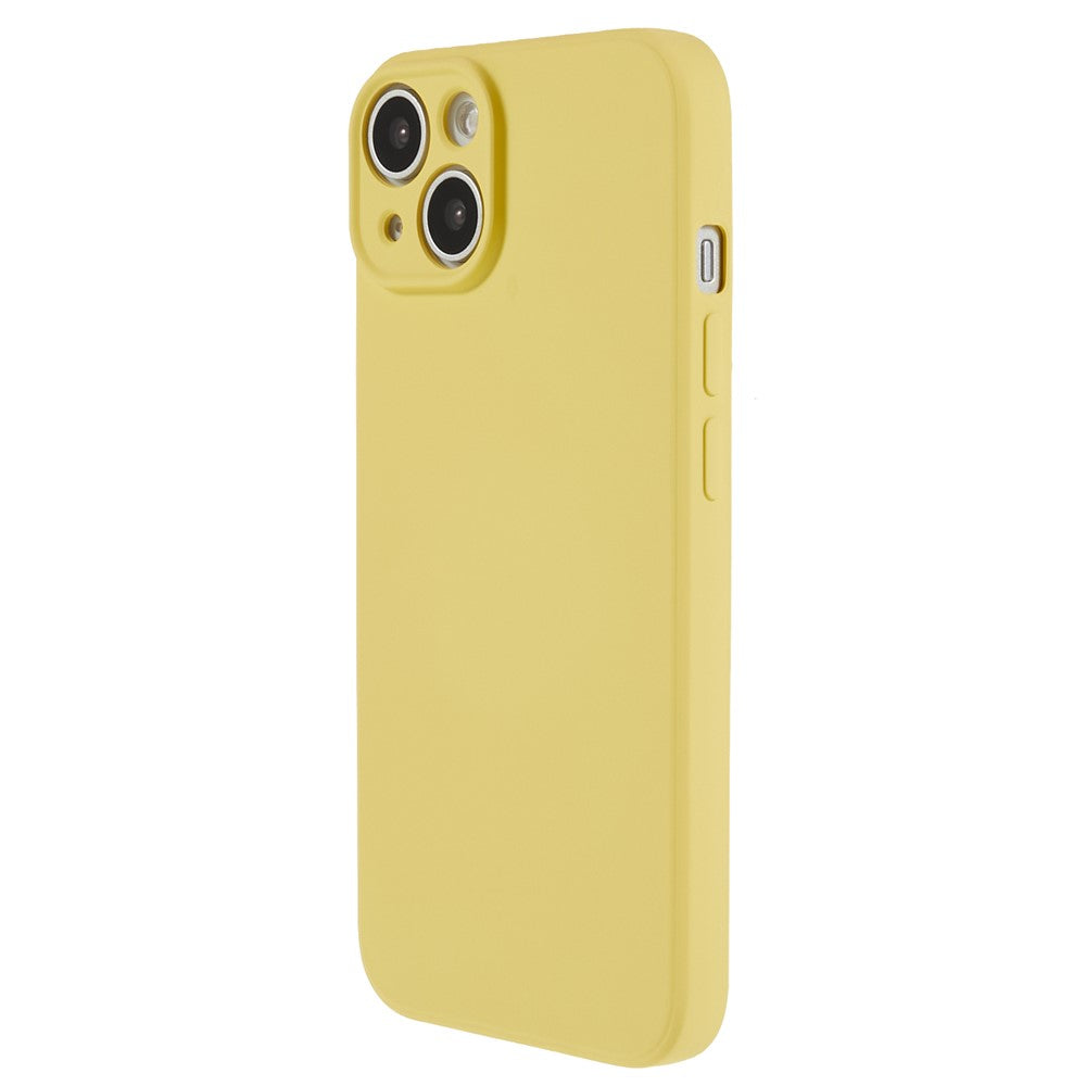 Fiberforing til iPhone 15 Candy Color Anti-Drop TPU-telefoncover Gummibelagt telefoncover