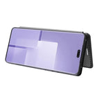 For Xiaomi Civi 3 5G Anti-Scratch Leather Phone Stand Case Carbon Fiber Texture Cover with Card Holder