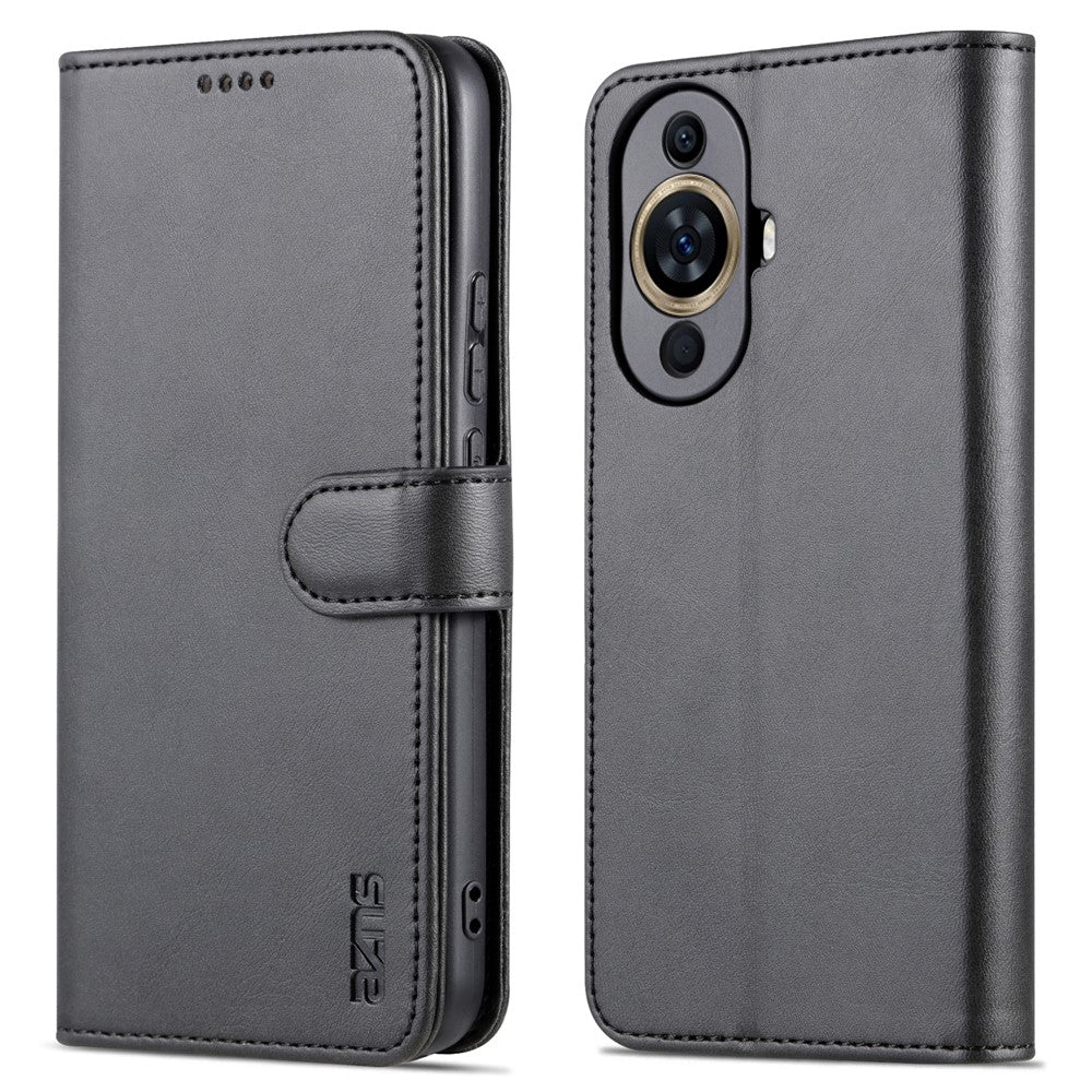 AZNS For Huawei nova 11 / nova 12s 4G / nova 12 Lite 4G Cell Phone Cover Stand Wallet PU Leather Phone Case