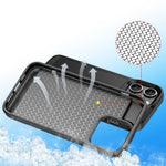 Til iPhone 15 Pro Skydbart Kortholder Cover Anti-fald PC+TPU Telefoncover