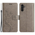 Til Samsung Galaxy M54 5G / F54 5G Telefoncover Præget Sommerfugle PU Læderpungcover Stand med Rem