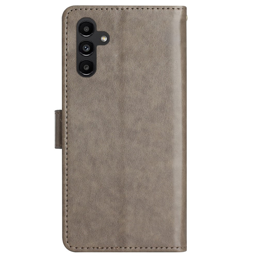Til Samsung Galaxy M54 5G / F54 5G Telefoncover Præget Sommerfugle PU Læderpungcover Stand med Rem